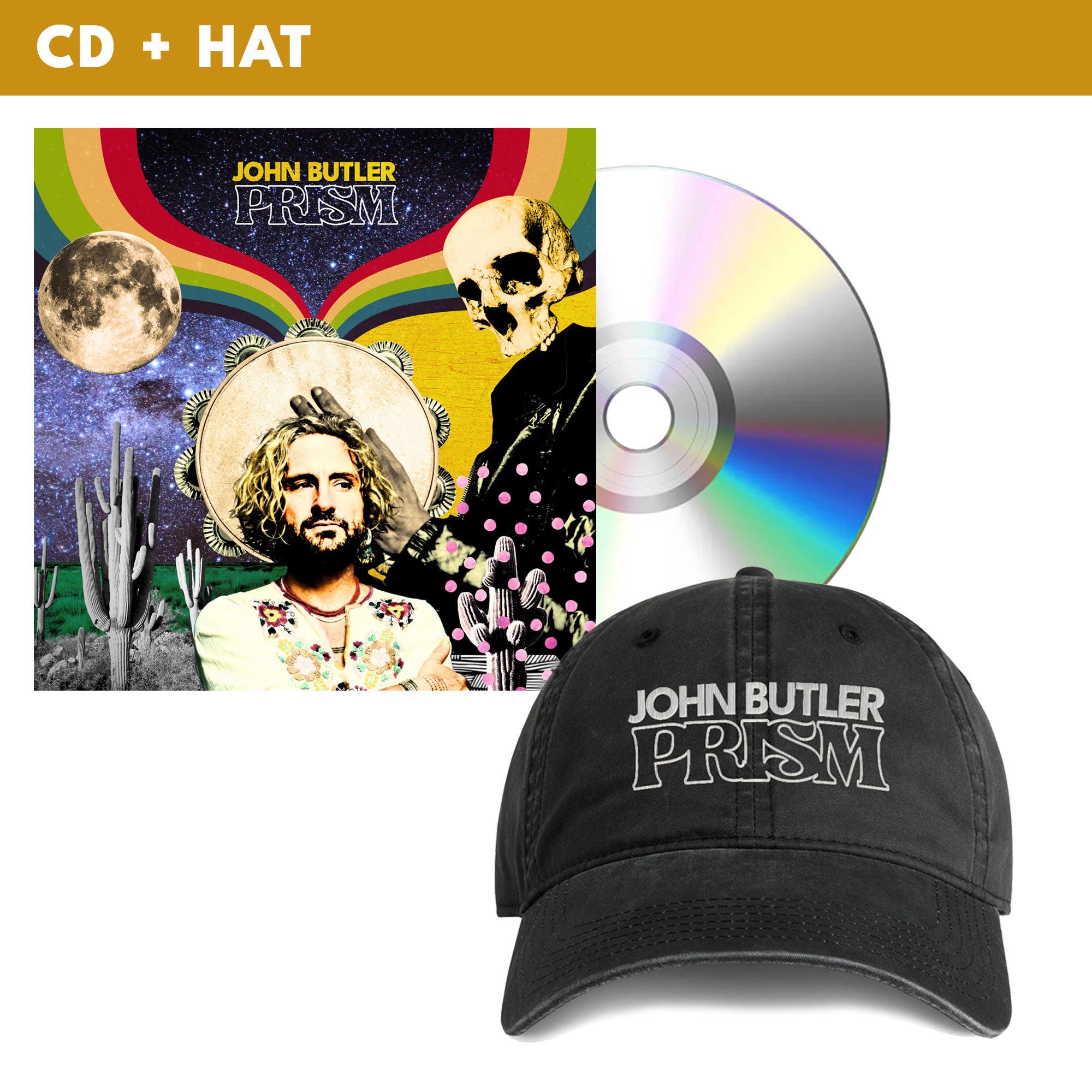 [PRE-ORDER] John Butler - PRISM - CD + Hat