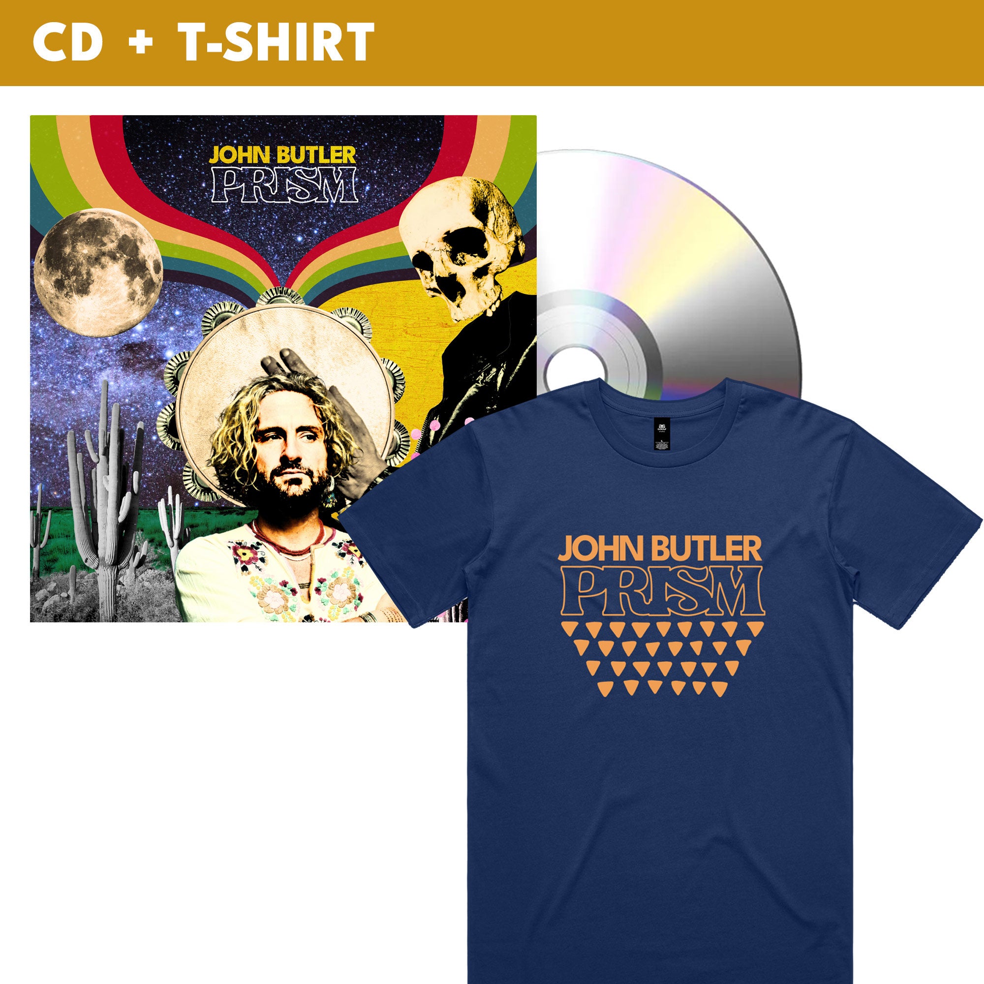 [PRE-ORDER] John Butler - PRISM - CD + T-shirt
