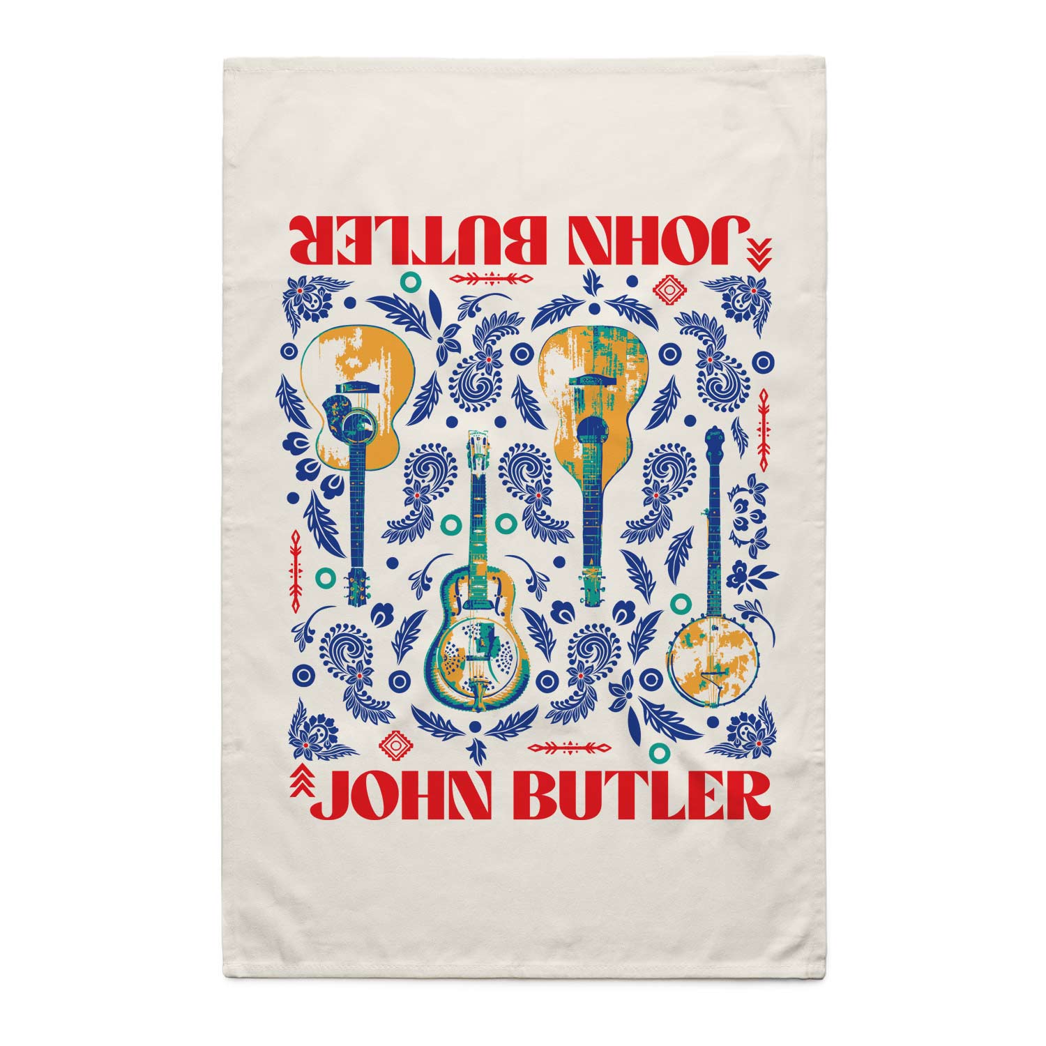 [Tea Towel] John Butler Cotton Folk Guitar Towel