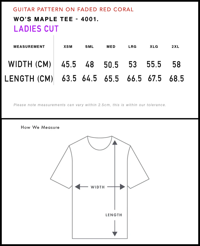 [t-shirt] John Butler Guitar Pattern